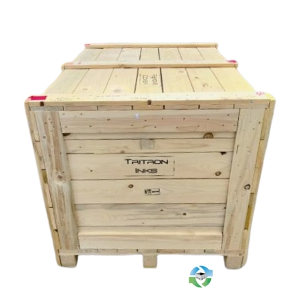 Wood Crates For Sale: Used 50.75x39x36 Heavy Duty Wood Crates Illinois In Missouri - image 1 Wood Crates For Sale: Used 50.75x39x36 Heavy Duty Wood Crates Illinois In Missouri - image 1