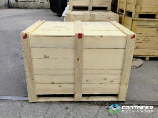 Wood Crates For Sale: Used 50.75x39x36 Heavy Duty Wood Crates Illinois In Missouri - image 2 Wood Crates For Sale: Used 50.75x39x36 Heavy Duty Wood Crates Illinois In Missouri - image 2