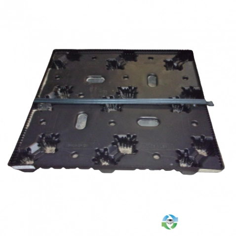 Plastic Pallets For Sale: Used 44x48x5 Medium Duty Plastic Pallets with Seatbelts Georgia In Georgia - image 1 Plastic Pallets For Sale: Used 44x48x5 Medium Duty Plastic Pallets with Seatbelts Georgia In Georgia - image 1