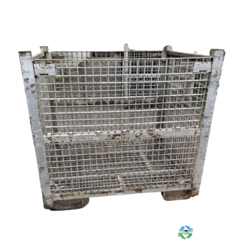 Wire Baskets For Sale: Used 54x44x50 Rigid Wire Baskets Drop Gate Tennessee In Tennessee - image 1 Wire Baskets For Sale: Used 54x44x50 Rigid Wire Baskets Drop Gate Tennessee In Tennessee - image 1