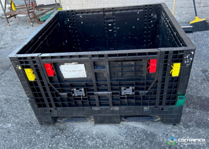Pallet Containers For Sale: Used 45x48x27 Collapsible Bulk Bins with Drop Doors Canada In Ontario - image 2 Pallet Containers For Sale: Used 45x48x27 Collapsible Bulk Bins with Drop Doors Canada In Ontario - image 2