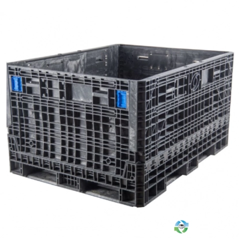 Pallet Containers For Sale: Used 62x48x34 Collapsible Bulk Bins with Drop Doors Ontario In Ontario - image 1 Pallet Containers For Sale: Used 62x48x34 Collapsible Bulk Bins with Drop Doors Ontario In Ontario - image 1