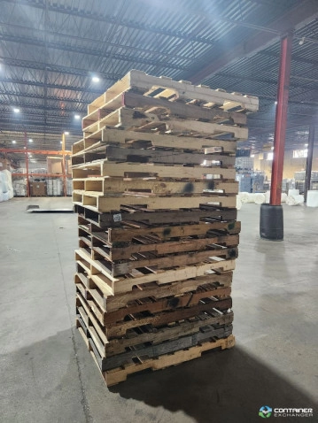 Wood Pallets For Sale: Refurbished 40x48 4 Way Stringer Wooden Pallets Ontario In Ontario - image 1 Wood Pallets For Sale: Refurbished 40x48 4 Way Stringer Wooden Pallets Ontario In Ontario - image 1