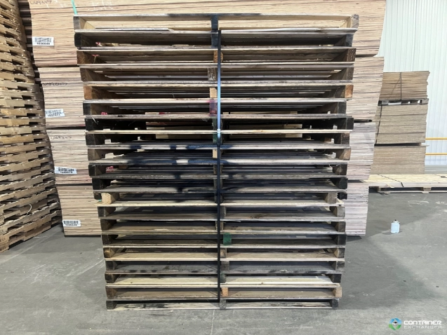 Wood Pallets For Sale: New 48x45x4.5 4 Way Wood Pallets Ontario In Ontario - image 1 Wood Pallets For Sale: New 48x45x4.5 4 Way Wood Pallets Ontario In Ontario - image 1