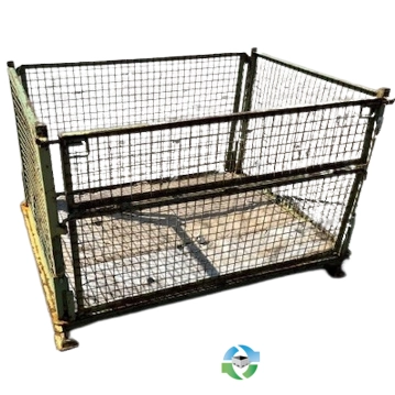 Wire Baskets For Sale: Used 60x45x40 Collapsible Wire Baskets with Drop-down gate Alabama In Alabama - image 1 Wire Baskets For Sale: Used 60x45x40 Collapsible Wire Baskets with Drop-down gate Alabama In Alabama - image 1