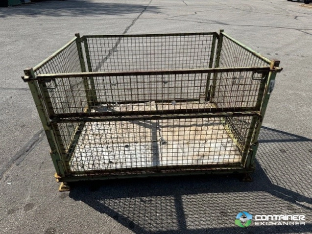 Wire Baskets For Sale: Used 60x45x40 Collapsible Wire Baskets with Drop-down gate Alabama In Alabama - image 2 Wire Baskets For Sale: Used 60x45x40 Collapsible Wire Baskets with Drop-down gate Alabama In Alabama - image 2
