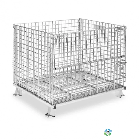 Wire Baskets For Sale: Used 47x39x35 Collapsible Galvanized Wire Baskets with One Drop Door Mississippi In Mississippi - image 1 Wire Baskets For Sale: Used 47x39x35 Collapsible Galvanized Wire Baskets with One Drop Door Mississippi In Mississippi - image 1