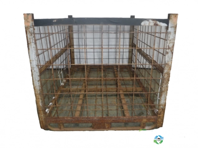 Wire Baskets For Sale: Used 84x54x49 Wire Basket 2 Drop Doors 84″ Side Ohio In Ohio - image 3 Wire Baskets For Sale: Used 84x54x49 Wire Basket 2 Drop Doors 84″ Side Ohio In Ohio - image 3