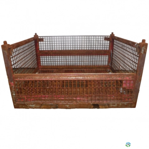 Wire Baskets For Sale: Used 69x54x38 Wire Basket 2 Drop Doors 69″ Side Mississippi In Mississippi - image 1 Wire Baskets For Sale: Used 69x54x38 Wire Basket 2 Drop Doors 69″ Side Mississippi In Mississippi - image 1