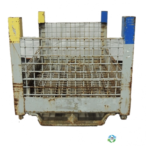Wire Baskets For Sale: Used 45x29x28.5 Wire Basket Cut Out in 45" Side Ohio In Ohio - image 1 Wire Baskets For Sale: Used 45x29x28.5 Wire Basket Cut Out in 45" Side Ohio In Ohio - image 1