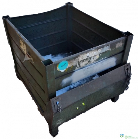 Metal Bins For Sale: Used 30x36x30 Steel Bins 1 Drop Part Chute 36″ Side Ohio In Ohio - image 1 Metal Bins For Sale: Used 30x36x30 Steel Bins 1 Drop Part Chute 36″ Side Ohio In Ohio - image 1