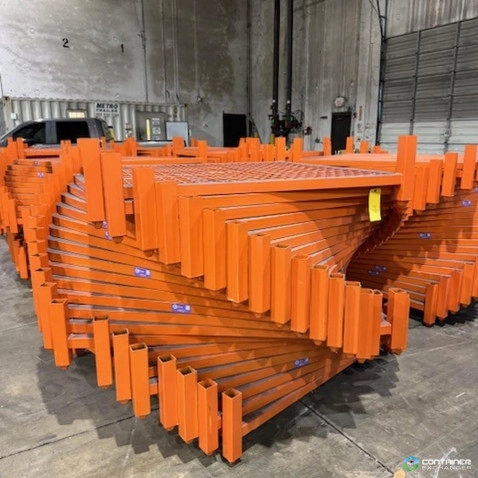 Stack Racks For Sale: Used 60x60 x 72" Clear Height Racks w/ Mesh In Ohio - image 1 Stack Racks For Sale: Used 60x60 x 72" Clear Height Racks w/ Mesh In Ohio - image 1