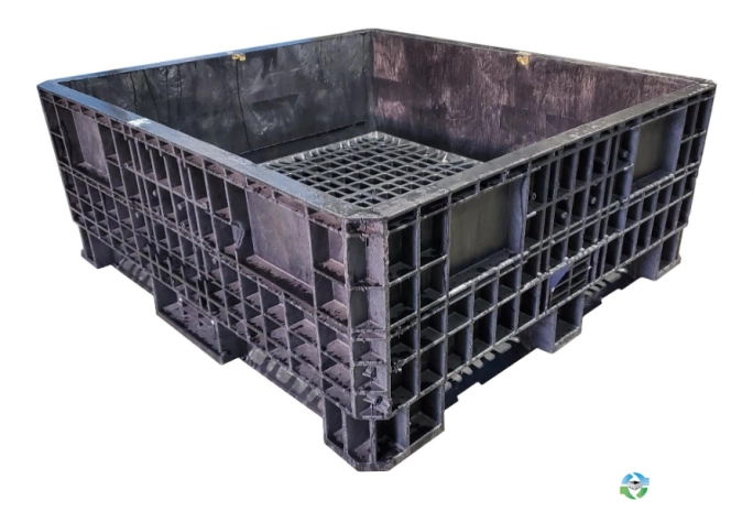 Pallet Containers For Sale: Reconditioned 45x48x19 Fixed Wall Bulk Container Mississippi In Mississippi - image 2 Pallet Containers For Sale: Reconditioned 45x48x19 Fixed Wall Bulk Container Mississippi In Mississippi - image 2