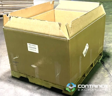 Gaylord Boxes For Sale: Used 48x40x24 Triple Wall Full Bottom Rectangular Gaylord Box Illinois In Illinois - image 2 Gaylord Boxes For Sale: Used 48x40x24 Triple Wall Full Bottom Rectangular Gaylord Box Illinois In Illinois - image 2