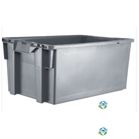 Stack & Nest Totes For Sale: NEW 19.3x15.8x10.7 Gray Stacking Totes Missouri In Missouri - image 1 Stack & Nest Totes For Sale: NEW 19.3x15.8x10.7 Gray Stacking Totes Missouri In Missouri - image 1