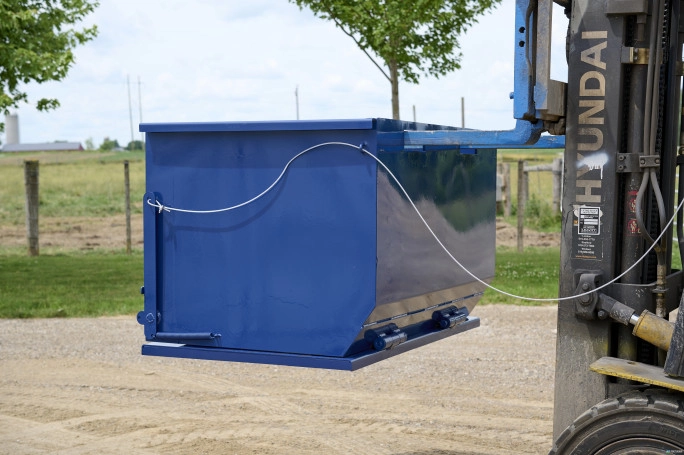 Hoppers & Silos For Sale: 1 CU. YD. DROP BOTTOM HOPPER BIN In Ontario - image 1 Hoppers & Silos For Sale: 1 CU. YD. DROP BOTTOM HOPPER BIN In Ontario - image 1