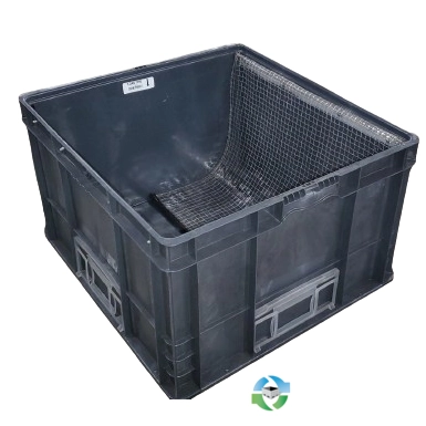Stacking Totes For Sale: Used 24x22x14 Orbis Gray Stacking Totes Reinforced Bottom with Dust Cover Ohio In Ohio - image 1 Stacking Totes For Sale: Used 24x22x14 Orbis Gray Stacking Totes Reinforced Bottom with Dust Cover Ohio In Ohio - image 1