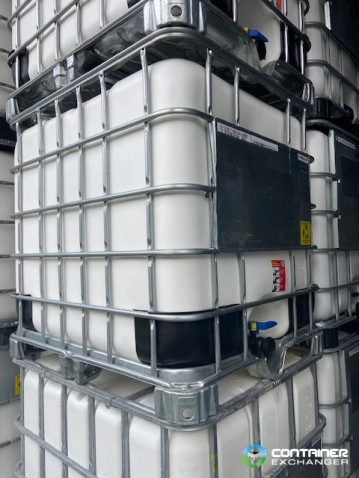 IBC Totes For Sale: Reconditioned 275 Gallon UV Bottle IBC Tote White Black or Gray 2" Valve Oregon In Oregon - image 2 IBC Totes For Sale: Reconditioned 275 Gallon UV Bottle IBC Tote White Black or Gray 2" Valve Oregon In Oregon - image 2
