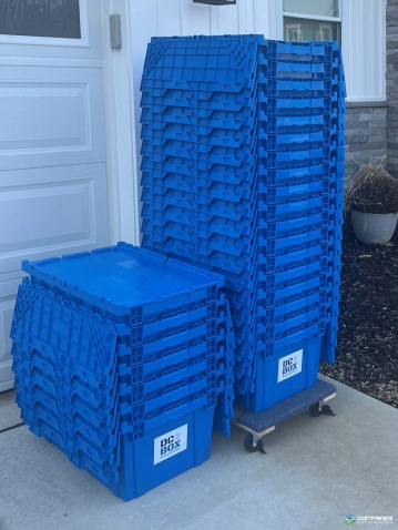 Stack & Nest Totes For Sale: Used 27x17x13 Stack and Nest Totes Virginia - Blue In Virginia - image 3 Stack & Nest Totes For Sale: Used 27x17x13 Stack and Nest Totes Virginia - Blue In Virginia - image 3