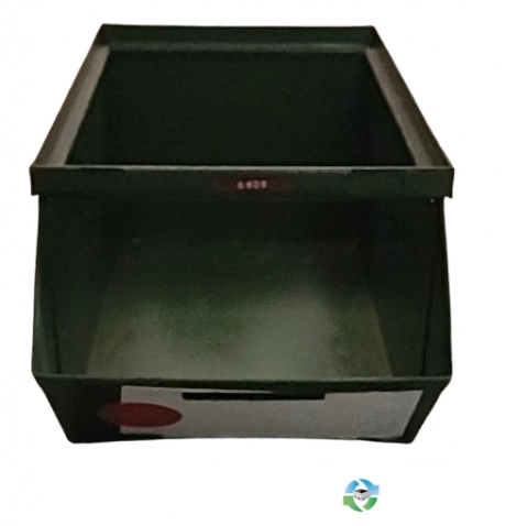Organizer Bins For Sale: Used 15x9x7.5 Green Steel Open End Bins New York In New York - image 1 Organizer Bins For Sale: Used 15x9x7.5 Green Steel Open End Bins New York In New York - image 1