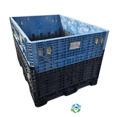 Pallet Containers For Sale: Refurbished 64x48x41 Bulk Containers 2 Drop Doors on 48" Sides Ohio In Ohio - image 1 Pallet Containers For Sale: Refurbished 64x48x41 Bulk Containers 2 Drop Doors on 48" Sides Ohio In Ohio - image 1