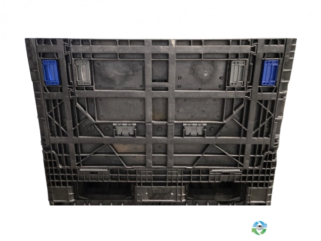 Pallet Containers For Sale: Refurbished 45x48x34 Collapsible Bulk Containers with 2 Drop Doors Mixed Colors In Ohio - image 2 Pallet Containers For Sale: Refurbished 45x48x34 Collapsible Bulk Containers with 2 Drop Doors Mixed Colors In Ohio - image 2
