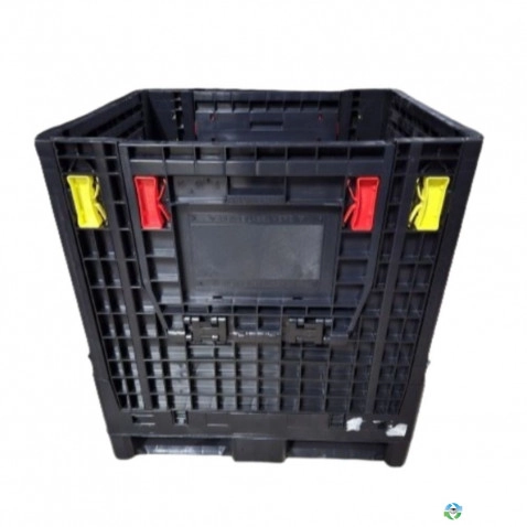 Pallet Containers For Sale: New 30x32x34 Collapsible Bulk Containers with 2 Drop Doors Ohio In Ohio - image 1 Pallet Containers For Sale: New 30x32x34 Collapsible Bulk Containers with 2 Drop Doors Ohio In Ohio - image 1