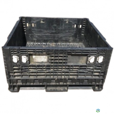 Pallet Containers For Sale: Used 45x48x25 Collapsible Bulk Containers w. Drop Doors Mixed Colors North Carolina In North Carolina - image 1 Pallet Containers For Sale: Used 45x48x25 Collapsible Bulk Containers w. Drop Doors Mixed Colors North Carolina In North Carolina - image 1