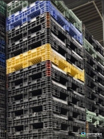 Pallet Containers For Sale: Used 56x48x34 Collapsible Bulk Containers w. Drop Doors Mixed Colors Michigan In Michigan - image 2 Pallet Containers For Sale: Used 56x48x34 Collapsible Bulk Containers w. Drop Doors Mixed Colors Michigan In Michigan - image 2