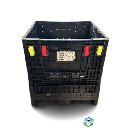 Pallet Containers For Sale: Used 30x32x34 Collapsible Bulk Containers w. Drop Doors Mixed Colors North Carolina In North Carolina - image 1 Pallet Containers For Sale: Used 30x32x34 Collapsible Bulk Containers w. Drop Doors Mixed Colors North Carolina In North Carolina - image 1