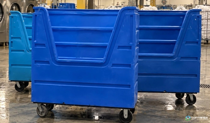Laundry Carts For Sale: Used 30.5x62x67 Bulk Linen Cart with Casters Florida In Florida - image 2 Laundry Carts For Sale: Used 30.5x62x67 Bulk Linen Cart with Casters Florida In Florida - image 2