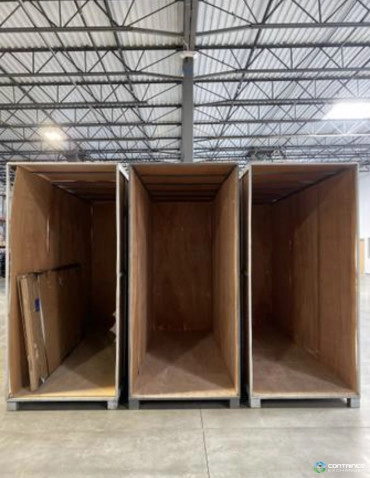 Wood Crates For Sale: Used 139x45x100 3 Oversized Wood Crates Shipping Containers Maryland In Maryland - image 2 Wood Crates For Sale: Used 139x45x100 3 Oversized Wood Crates Shipping Containers Maryland In Maryland - image 2