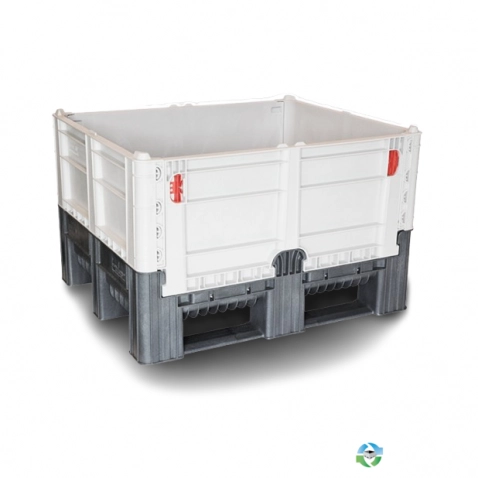 Pallet Containers For Sale: NEW 48x40x29H COLLAPSIBLE BULK BIN FDA APPROVED MICHIGAN In Michigan - image 1 Pallet Containers For Sale: NEW 48x40x29H COLLAPSIBLE BULK BIN FDA APPROVED MICHIGAN In Michigan - image 1