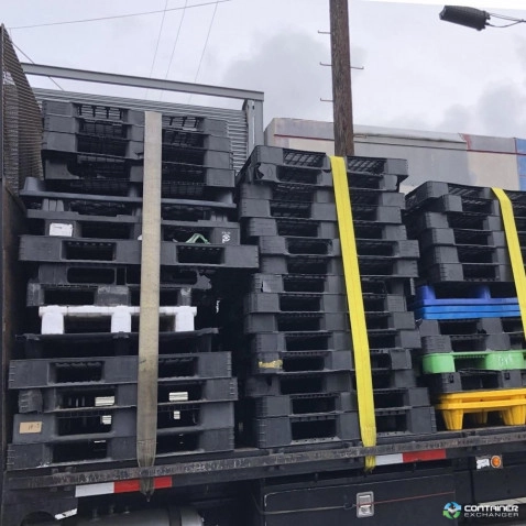 Plastic Pallets For Sale: Used 48x40x4.5 Stackable Plastic Pallets California In California - image 4 Plastic Pallets For Sale: Used 48x40x4.5 Stackable Plastic Pallets California In California - image 4