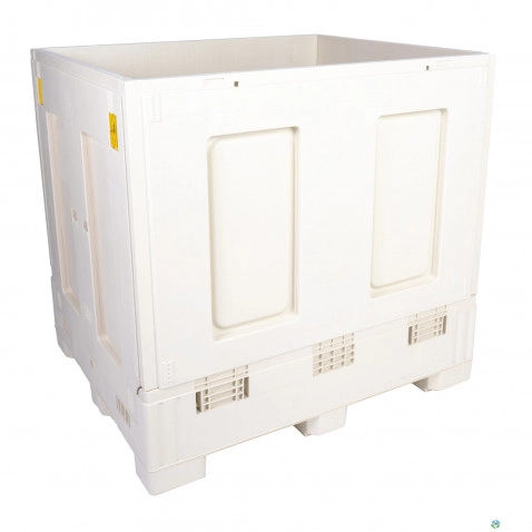 Pallet Containers For Sale: Used 48x40x46 Collapsible Bulk Container 1 Drop Door Kansas In Kansas - image 1 Pallet Containers For Sale: Used 48x40x46 Collapsible Bulk Container 1 Drop Door Kansas In Kansas - image 1