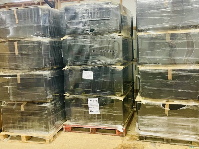 Nesting Totes For Sale: NEW 39.5x21.5x6 Heavy Duty Plastic Nesting Trays Black Mississippi In Mississippi - image 3 Nesting Totes For Sale: NEW 39.5x21.5x6 Heavy Duty Plastic Nesting Trays Black Mississippi In Mississippi - image 3