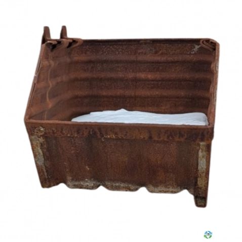 Metal Bins For Sale: Used 37x25x20 Solid Corrugated Metal Bins In Ontario - image 1 Metal Bins For Sale: Used 37x25x20 Solid Corrugated Metal Bins In Ontario - image 1