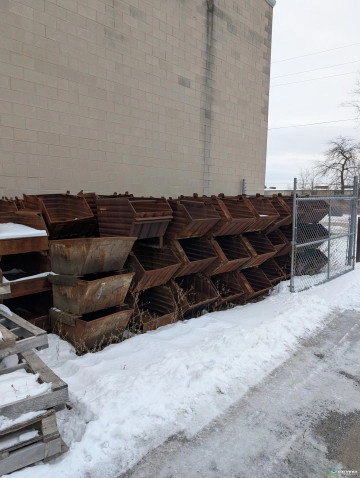 Metal Bins For Sale: Used 37x25x20 Solid Corrugated Metal Bins In Ontario - image 3 Metal Bins For Sale: Used 37x25x20 Solid Corrugated Metal Bins In Ontario - image 3