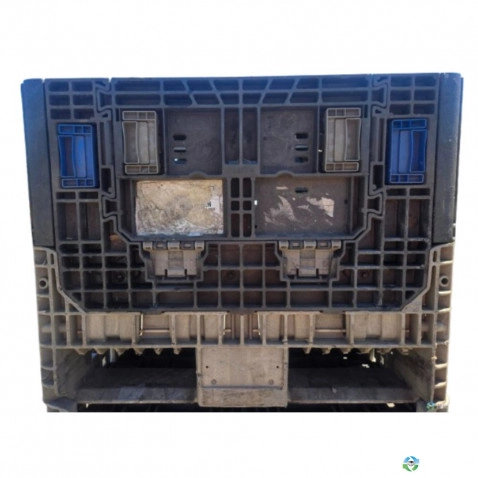 Pallet Containers For Sale: Used 30x32x25 Collapsible Bulk Containers with 2 Drop Doors Mixed Color Ohio In Ohio - image 1 Pallet Containers For Sale: Used 30x32x25 Collapsible Bulk Containers with 2 Drop Doors Mixed Color Ohio In Ohio - image 1