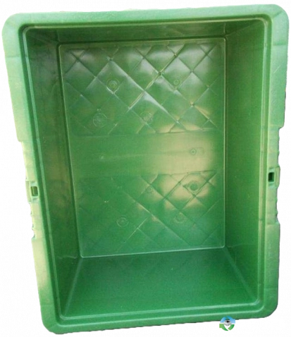 Stacking Totes For Sale: Used 12x15x7 Green Plastic Stacking Totes Ohio In Ohio - image 2 Stacking Totes For Sale: Used 12x15x7 Green Plastic Stacking Totes Ohio In Ohio - image 2
