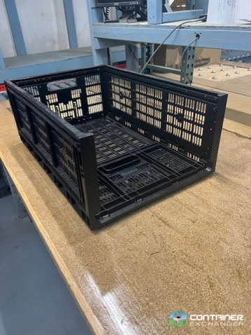 Stacking Totes For Sale: Used 23.5x15.75x12.5 Collapsible Stacking Totes Connecticut In Connecticut - image 2 Stacking Totes For Sale: Used 23.5x15.75x12.5 Collapsible Stacking Totes Connecticut In Connecticut - image 2