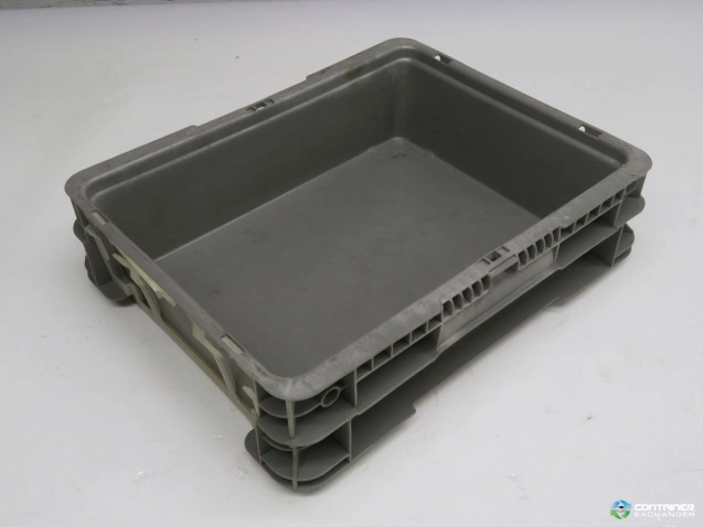 Stacking Totes For Sale: Used 12x15x4 Orbis Straight Wall Stacking Tote Texas In Texas - image 2 Stacking Totes For Sale: Used 12x15x4 Orbis Straight Wall Stacking Tote Texas In Texas - image 2