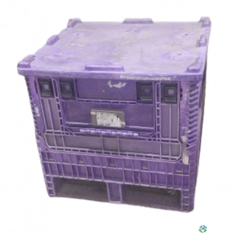 Pallet Containers For Sale: Used 30x32x30 Collapsible Bulk Containers Indiana In Indiana - image 1 Pallet Containers For Sale: Used 30x32x30 Collapsible Bulk Containers Indiana In Indiana - image 1
