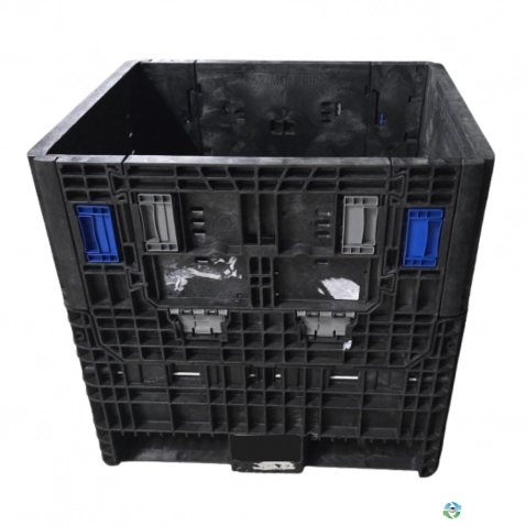 Pallet Containers For Sale: Refurbished Orbis 30x32x30 Collapsible Bulk Containers with 2 Drop Doors Ohio In Ohio - image 1 Pallet Containers For Sale: Refurbished Orbis 30x32x30 Collapsible Bulk Containers with 2 Drop Doors Ohio In Ohio - image 1