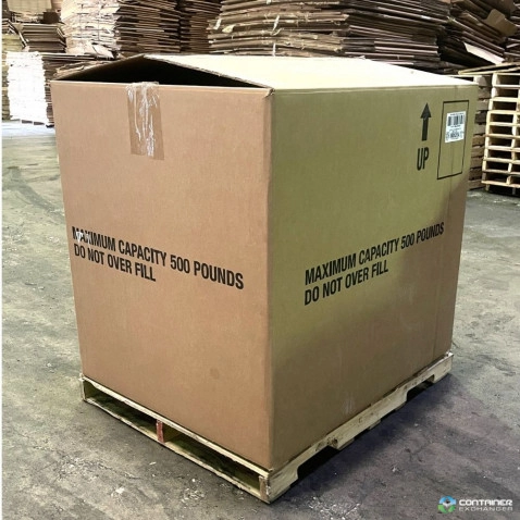 Gaylord Boxes For Sale: Used 46x38x43 Double Wall Full Bottom Top Double Flap Rectangular Box Illinois In Illinois - image 3 Gaylord Boxes For Sale: Used 46x38x43 Double Wall Full Bottom Top Double Flap Rectangular Box Illinois In Illinois - image 3