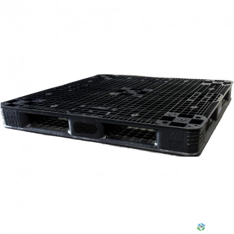 Plastic Pallets For Sale: Used 43.3x4.3x5.9 R11H Grade A Black Plastic Pallets Alabama In Alabama - image 1 Plastic Pallets For Sale: Used 43.3x4.3x5.9 R11H Grade A Black Plastic Pallets Alabama In Alabama - image 1
