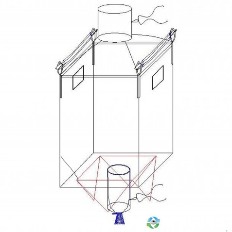 Bulk Bags - FIBC For Sale: New 39x39x57 Spout Top /Spout Bottom Bulk Bags Georgia In Pennsylvania - image 1 Bulk Bags - FIBC For Sale: New 39x39x57 Spout Top /Spout Bottom Bulk Bags Georgia In Pennsylvania - image 1