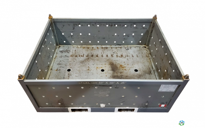 Metal Bins For Sale: Used 63x48x26 Steel Tubs No Drop Doors Ohio In Ohio - image 3 Metal Bins For Sale: Used 63x48x26 Steel Tubs No Drop Doors Ohio In Ohio - image 3