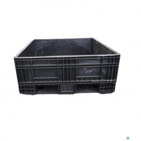 Pallet Containers For Sale: Used 64x48x19 Fixed Wall Bulk Container Ohio In Ohio - image 1 Pallet Containers For Sale: Used 64x48x19 Fixed Wall Bulk Container Ohio In Ohio - image 1