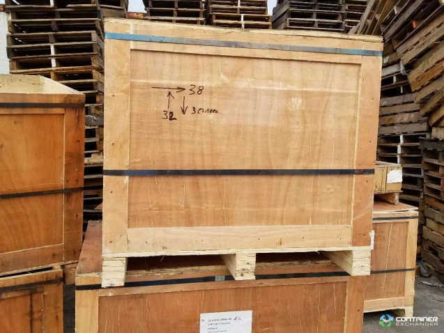Wood Crates For Sale: Used 36 x 32 x 27 Wood Crates with Detachable Lids Kentucky In Kentucky - image 3 Wood Crates For Sale: Used 36 x 32 x 27 Wood Crates with Detachable Lids Kentucky In Kentucky - image 3